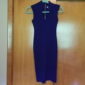 ‼FINAL SALE‼ Cobalt blue bodycon knee length dress